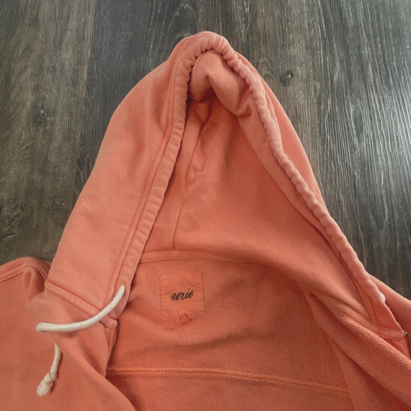 Aerie Women’s Zip Up Cropped Hoodie Sweatshirt Size XS Athleisure Outdoor Beach - Picture 7 of 11